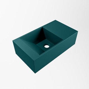 Mondiaz TYNE Fontein - 40cm - solid surface - zonder kraangat - wastafel rechts - Smag TYNE20002SMAG