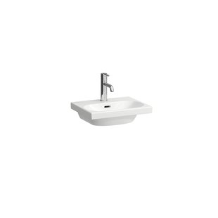 Laufen Lua fontein 45x34x16cm 1 kraangat zonder antikalkbehandeling Keramiek Pergamon h8150810491041
