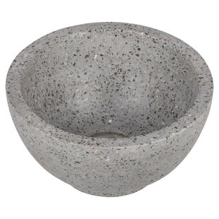 Differnz River waskom - 23x23x12cm - terrazzo grijs/grof 36.102.25