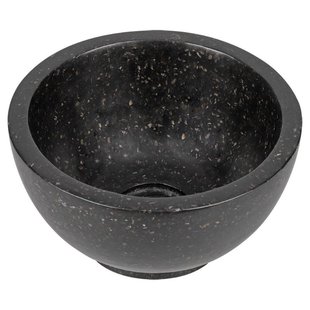 Differnz River waskom - 23x23x12cm - terrazzo zwart 36.102.27