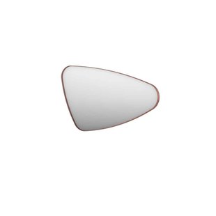 INK SP22 Spiegel - 100x4x60cm - organisch - in stalen kader - rechts aluminium koper geborsteld 8409214