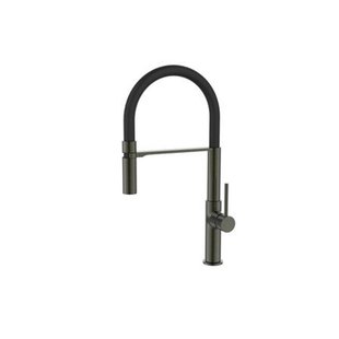 GO by Van Marcke keukenkraan - 45cm - opbouw - mengkraan - draaibaar - messing gunmetal 22720-393QS