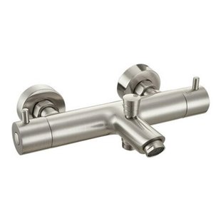 GO by Van Marcke badkraan - 26.3cm - opbouw - thermostatisch - messing RVS geborsteld YH2912LN