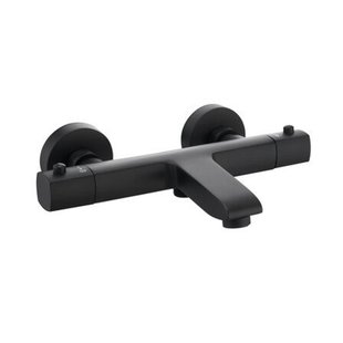 GO by Van Marcke badkraan - 26.6cm - opbouw - thermostatisch - messing zwart mat YH3100YB