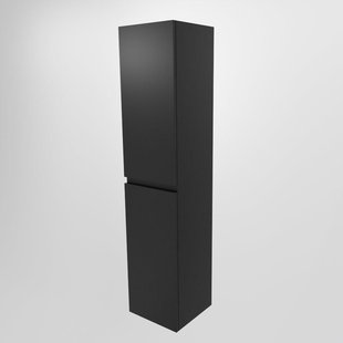 MONDIAZ AIVY badkamerkast - 160x35x35cm -opbouw - greeploos - softclose - 2 draaideuren - Urban mat AI-K160UB