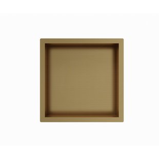 Fortifura Galeria Inbouwnis - 30x30x7cm - Geborsteld Messing PVD (Goud)