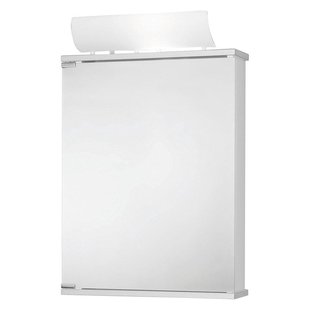 Go by Van Marcke Entro spiegelkast - 50x74x14cm - met verlichting - 1 stopcontact - MDF wit 111911020-0140