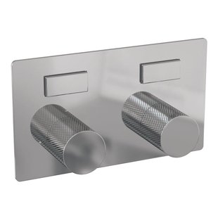 BRAUER Chrome Carving - 2 functies - inbouwthermostaat - drukknoppen - in/afbouwdelen - chroom 5-CE-157