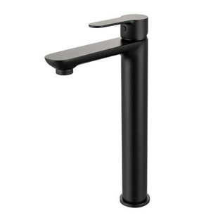 GO by Van Marcke Helene Wastafelmengkraan - eengreeps - verhoogd - 30.8cm - keramische schijven - mat zwart 8192-32 MB