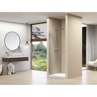 Van Rijn Products ST01 Nisdeur met 8mm helder Clearglas 198.8x99.4cm voor nis zonder beslag ST01100100LG