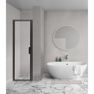 Aqua Vista Front nisoplossing (single door) - Fully Framed Glass Front draaideur 100x100-101.5 cm R-BE-C100D-FFG