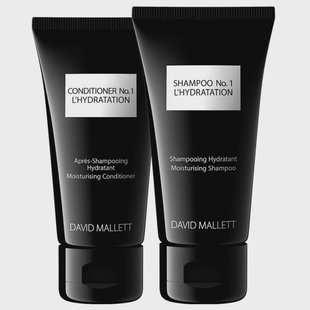 David Mallett Shampoo And Conditioner No 1 Travel Kit (50 ml x 2)
