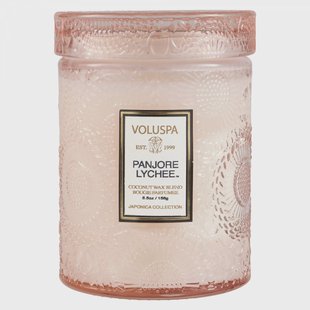 Voluspa Small Glass Jar Panjore Lychee 50h