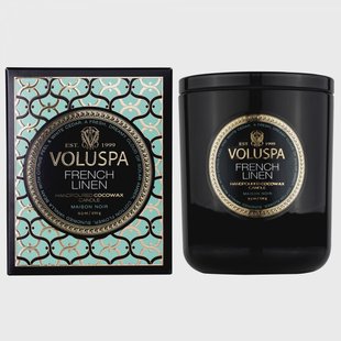 Voluspa Classic Boxed Candle Frech Linen 60h