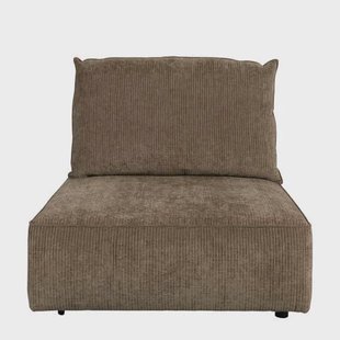 Zuiver modulair bankelement (1,5-zits met rug) Hunter