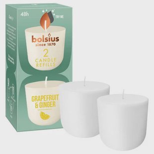 Bolsius cleanlight Refill - Grapefruit & Ginger