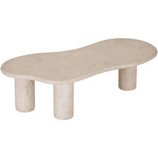 DTP Home Coffee table Curva SAND,35x130x69 cm, mortex