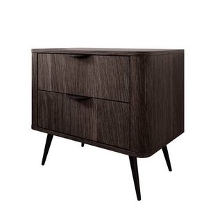 Meubella - Victoria - Nachtkastje - Donker eiken - 63 cm