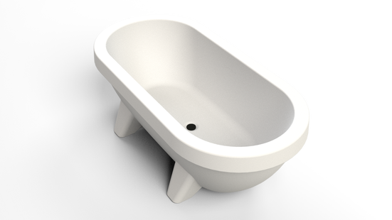 Gardentub Buitenbad 194x94x66 cm 350L Wit