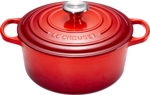 Le Creuset Signature Ronde Braadpan 24 cm Kersenrood