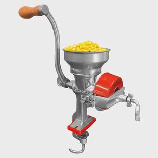 Victoria Handmatige molen gietijzer Staal Rood