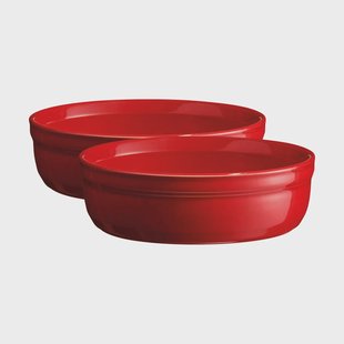 Emile Henry Creme Brulee vorm 2-pack Rood
