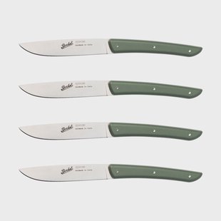 Berkel Color vleesmes 4-pack 11 cm Olive Green