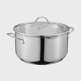 Dorre Kosmo pan met glazen deksel 7,1 L