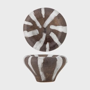 Bloomingville Ladris schaal Ø23 cm Bruin