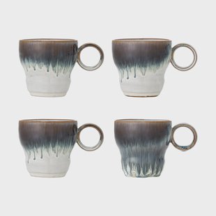 Bloomingville Nigel kop 4-pack Blauw