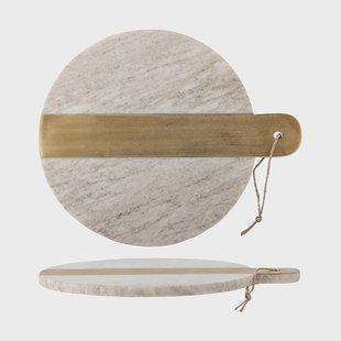 Bloomingville Villette snijplank marmer 25x30,5 cm Natuur