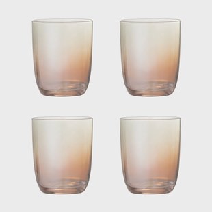 Bloomingville Aston drinkglas 4-pack Brons