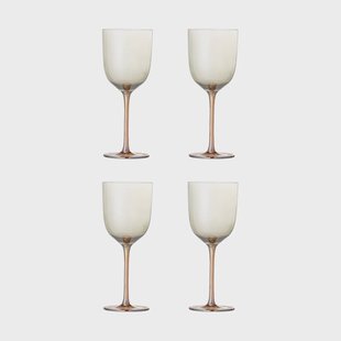 Bloomingville Aston wijnglas 4-pack Brons