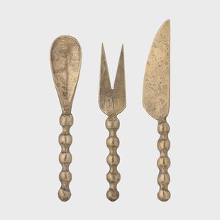 Bloomingville Haolin kaasmessen 3-delig Messing