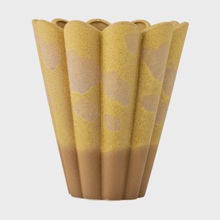 Bloomingville Penn vaas 25,5x29 cm Geel