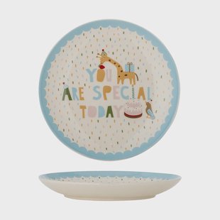 Bloomingville Celebrate bord Ø16 cm Blauw