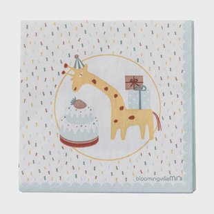 Bloomingville Celebrate papieren servet 20-pack Blauw