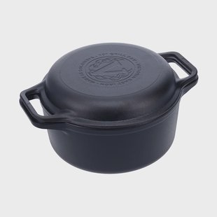 Victoria Braadpan en grillpan gietijzer voorbehandeld 2 delen