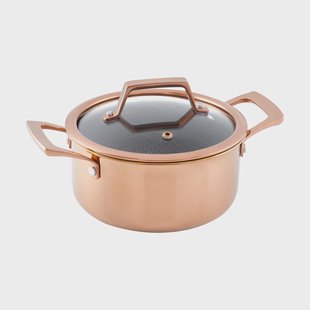 Hâws Hâws Santo pan met deksel hybrid coating 2,2 L Rose Gold