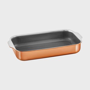 Hâws Hâws Santo braadslee ovenschaal hybrid coating roségoud 30x16 cm