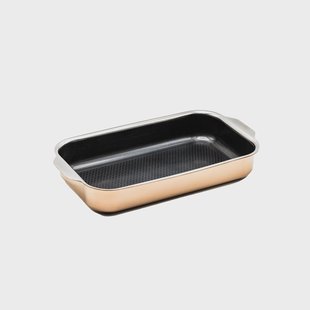 Hâws Hâws Santo braadslee ovenschaal hybrid coating roségoud 32x18 cm