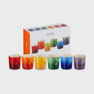 Le Creuset Signature stoneware mok 6-delig Rainbow