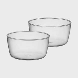 Dorre Seria serveerschalen glas 2-pack Ø10 cm