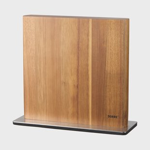 Dorre Kira magnetische messenhouder Roestvrij staal-acaciahout FSC