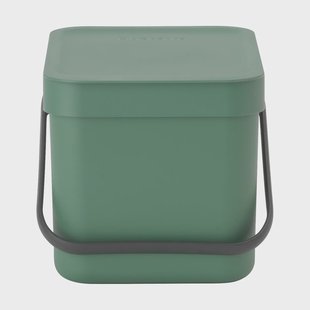 Brabantia Afvalemmer Sort & Go 6 L Fir Green