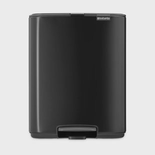 Brabantia Bo pedaalemmer 12 L Matt Black