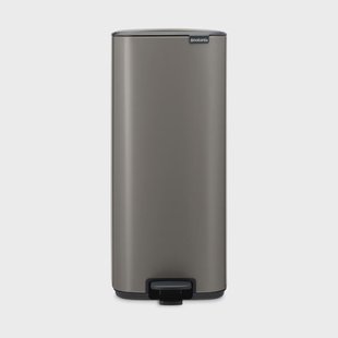 Brabantia Bo pedaalemmer 30 L Platinum