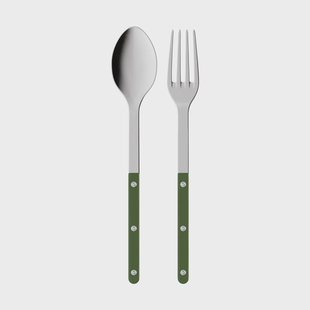SABRE Paris Bistrot solid serveerbestek 2-delig Green