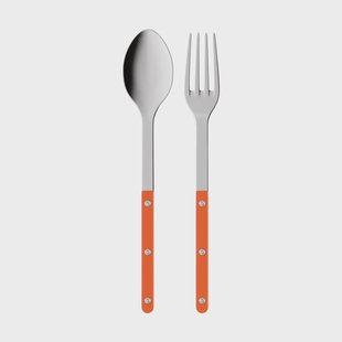 SABRE Paris Bistrot solid serveerbestek 2-delig Oranje