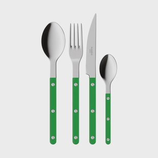 SABRE Paris Bistrot solid bestekset 4-delig Garden green